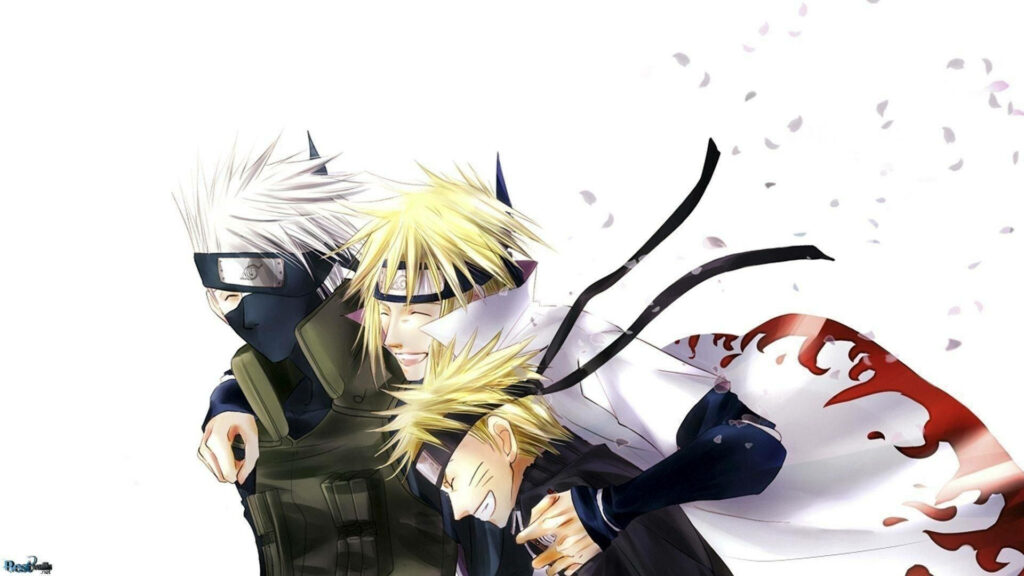 Dope Anime Squad: Naruto and the Legendary Hokages Unite! Wallpaper