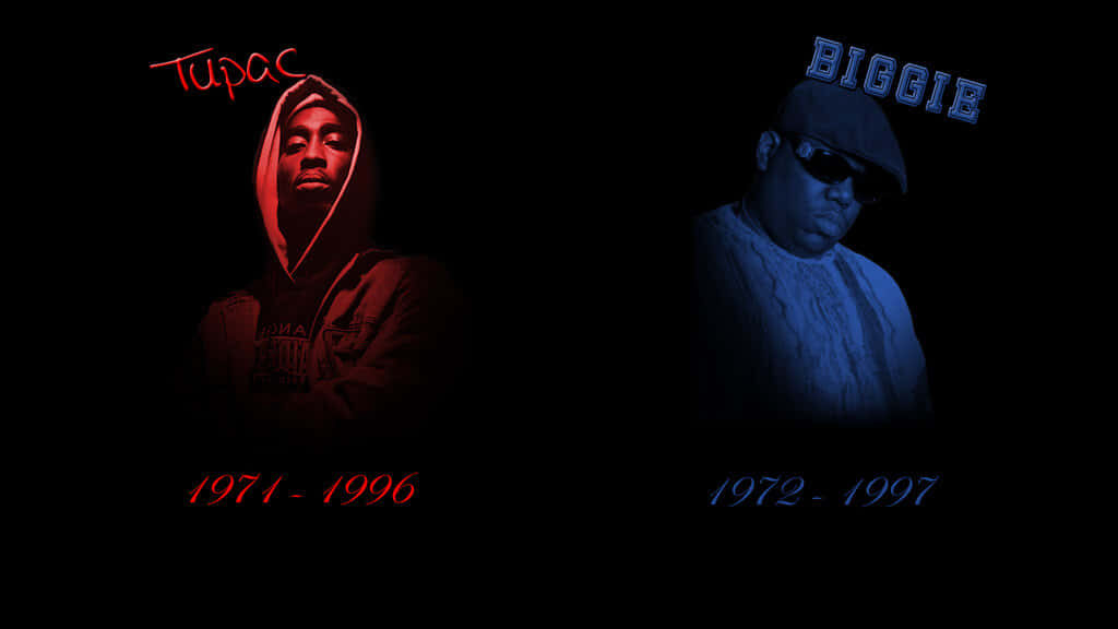 Legends Unleashed: The Untold Bond of Tupac Shakur and Biggie Smalls Revealed Wallpaper