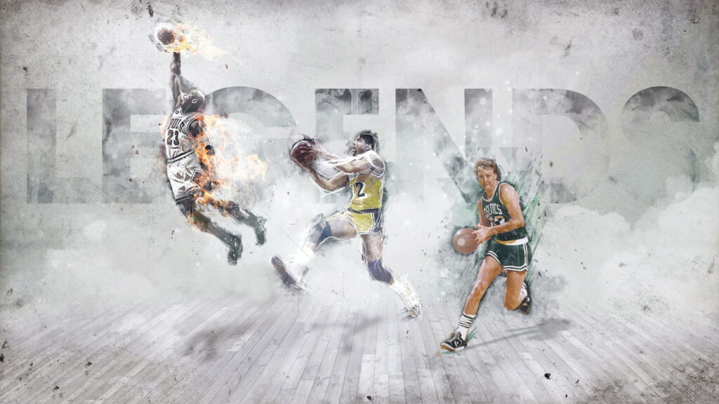 The Legend of MJ: Historic Rivalries on the Court - QHD Wallpaper Background Image for Sports Fans!