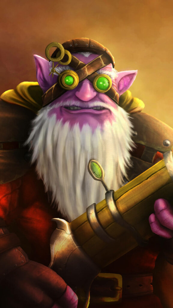 Dota 2's Legendary Sniper - Kardel Sharpeye - Armed with a Modular Rifle and Sporting a Wise White Beard, Wearing Luxurious Gold Sniper Goggles against a Vibrant Background Wallpaper