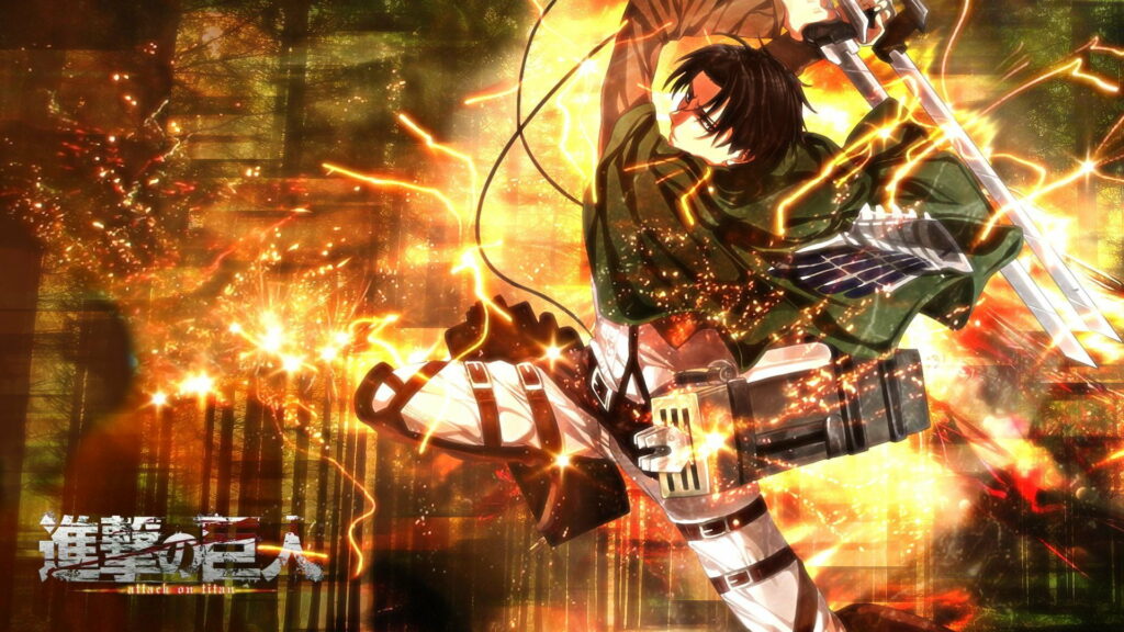 Levi Ackerman from Attack on Titan - Captivating Anime Wallpaper in HD Resolution