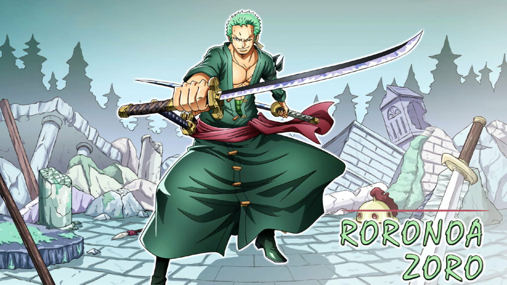 Slicing through the Seas: Roronoa Zoro - HD Anime Wallpaper and Background Photo in One Piece