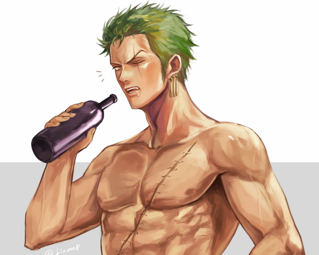 Legendary Swordsman: Roronoa Zoro in Captivating HD Wallpaper