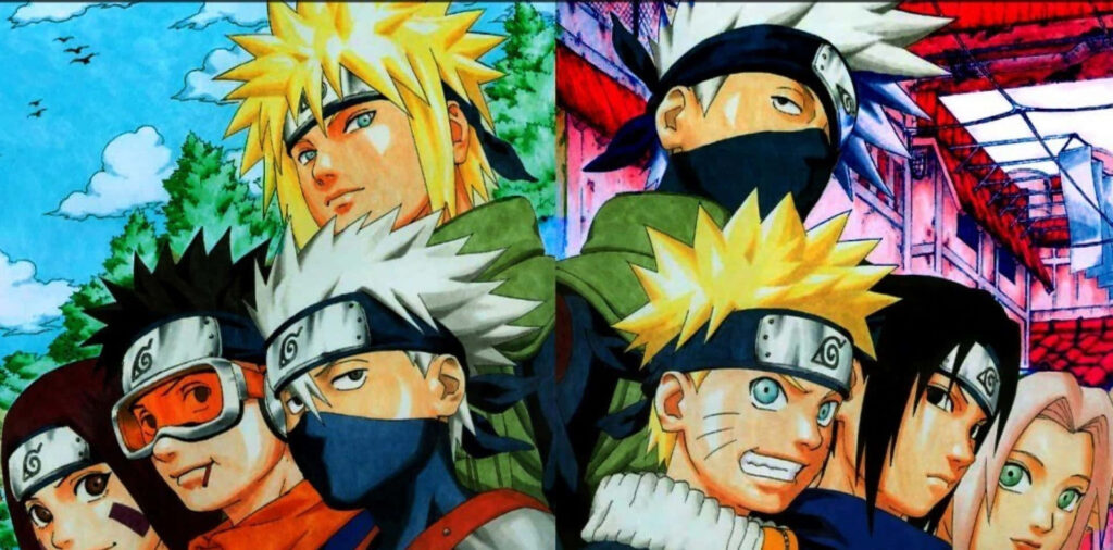 Dynamic Squad Unite: Team 7 Naruto Epic Wallpaper