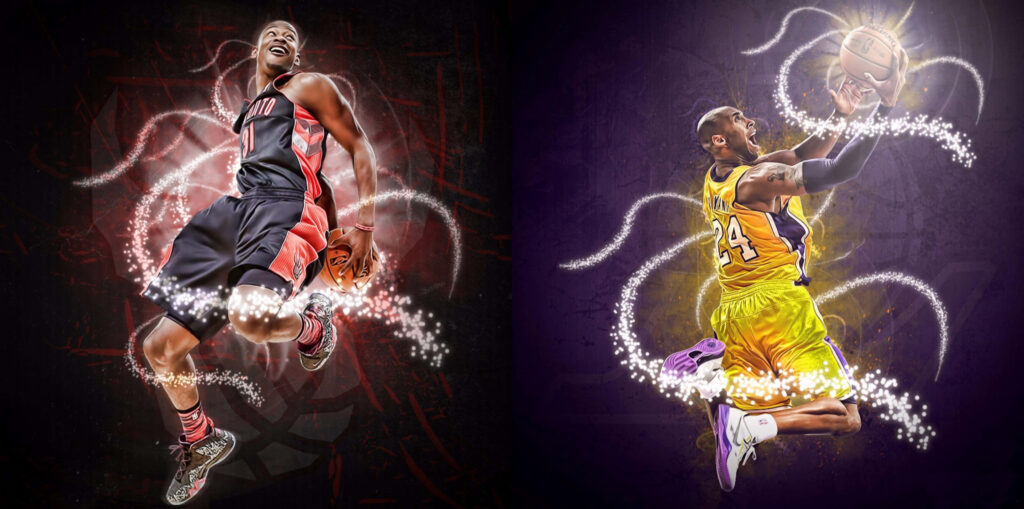Legends: Michael Jordan and Kobe Bryant Wallpaper