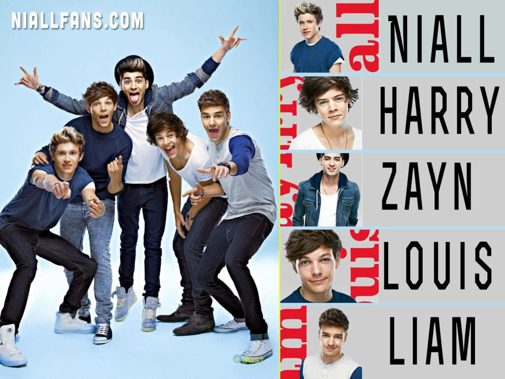 Journey of One Direction through Fame and Success Wallpaper