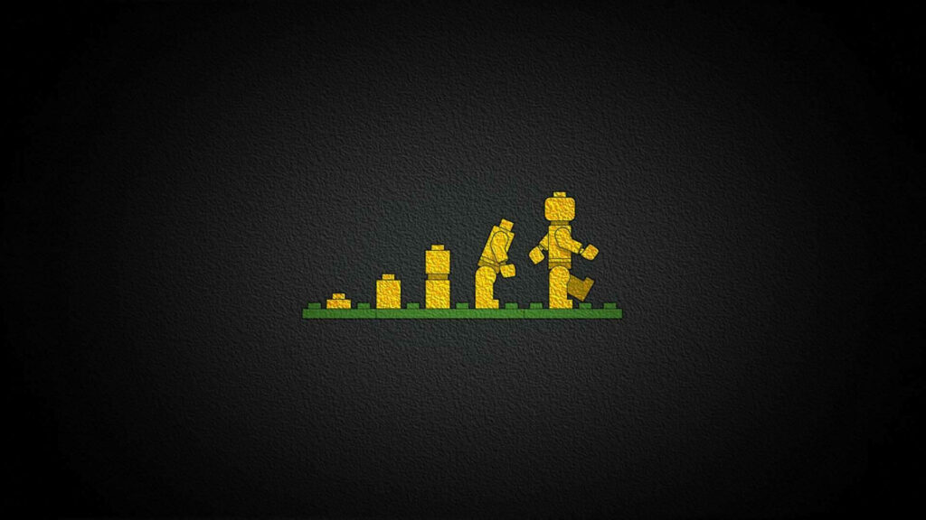 From One Brick to Masterpiece: Exploring Lego's Evolution Wallpaper