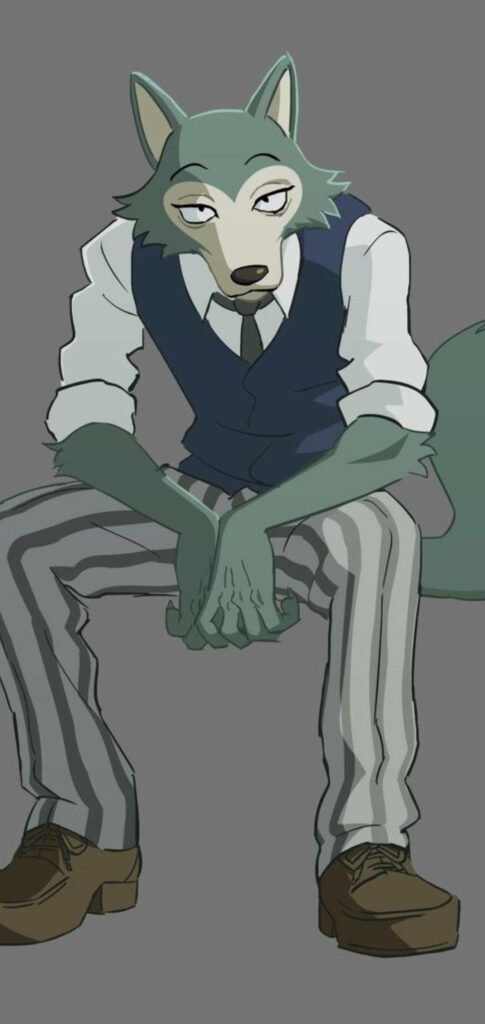 Legosi in Formal Attire - Beastars Wallpaper with Intense Calmness
