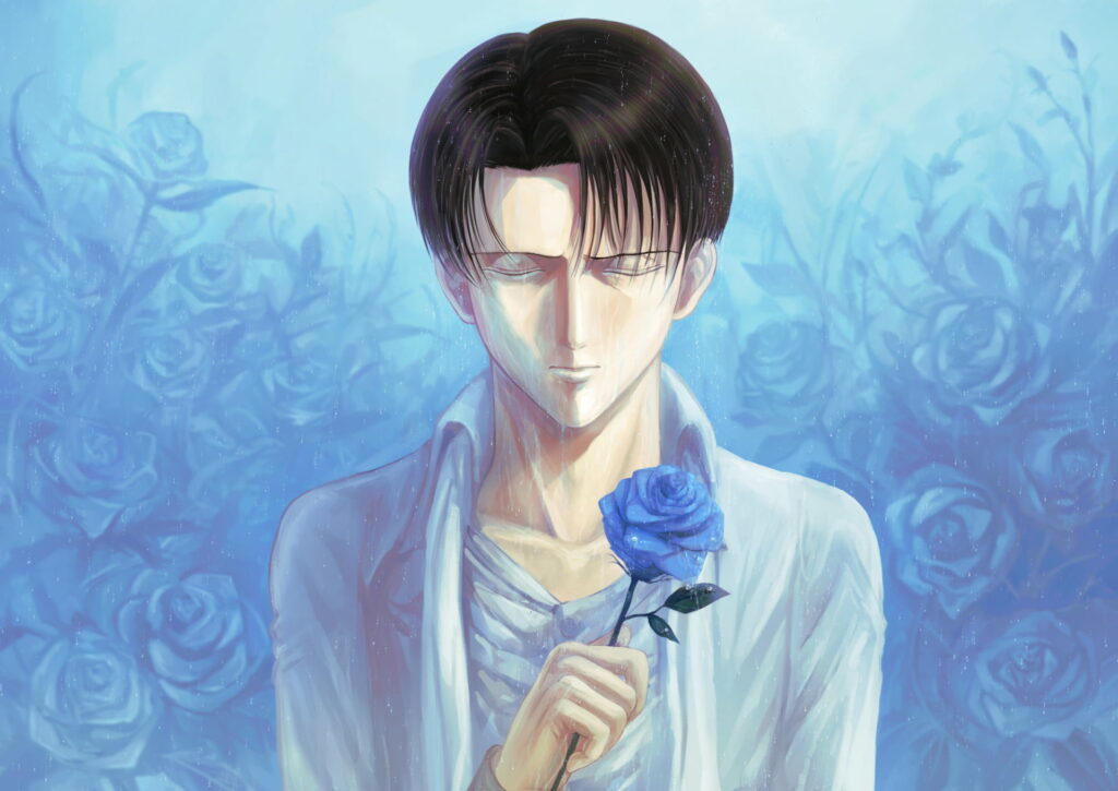 Levi Ackerman in a Stunning HD Wallpaper: A Fierce Guardian in Attack on Titan