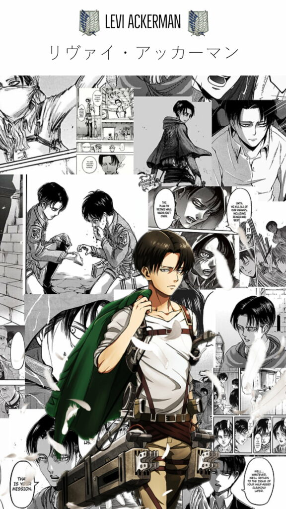 Levi Ackerman: The Fierce Titan Slayer - HD Anime Phone Wallpaper