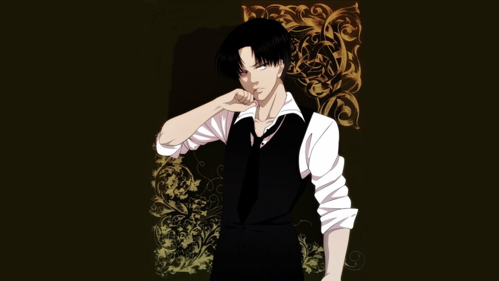 Levi Ackerman: The Unwavering Titan Slayer - Anime's Imposing HD Wallpaper Portrait