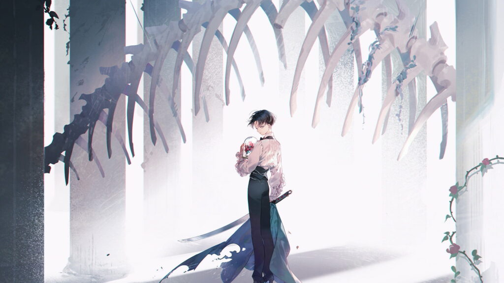 Levi Ackerman unleashes his deadly blade in Attack on Titan - HD wallpaper masterpiece