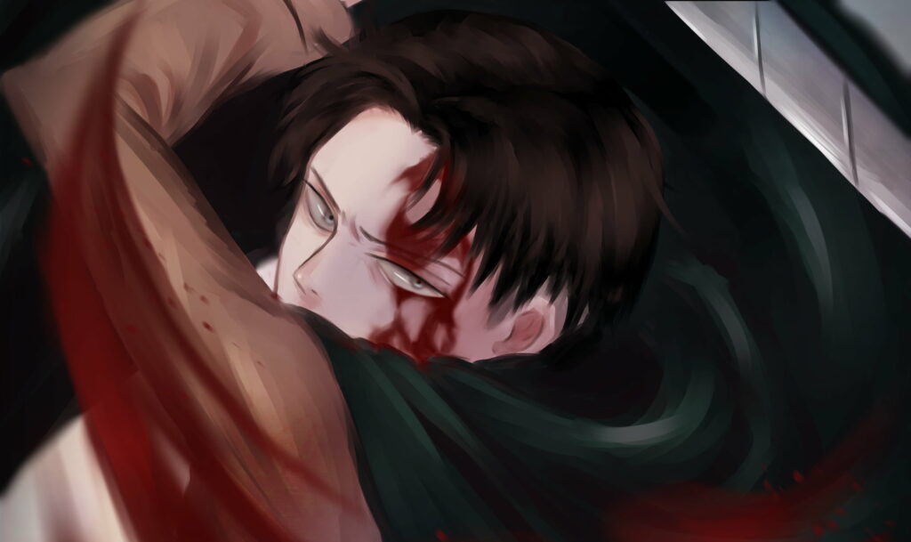 Levi Ackerman: Unrivaled Titan Slayer – QHD Wallpaper for the Ultimate Attack On Titan Fan