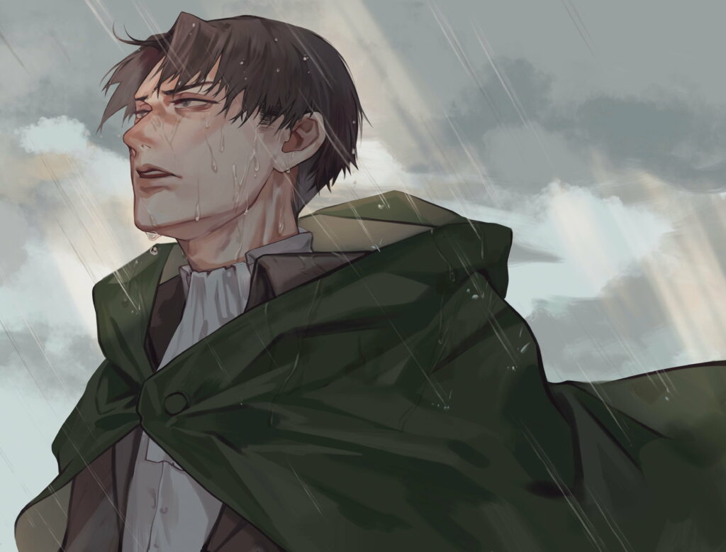 Levi Ackerman in Action: Captivating Anime 4K Wallpaper from Attack On Titan