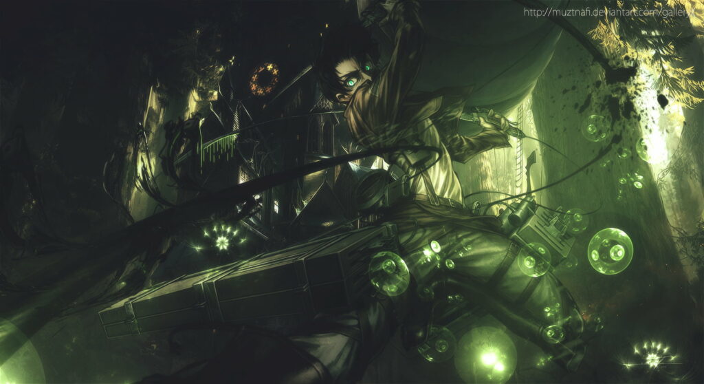 Levi Ackerman: The Titan's Nightmare - Anime HD Wallpaper