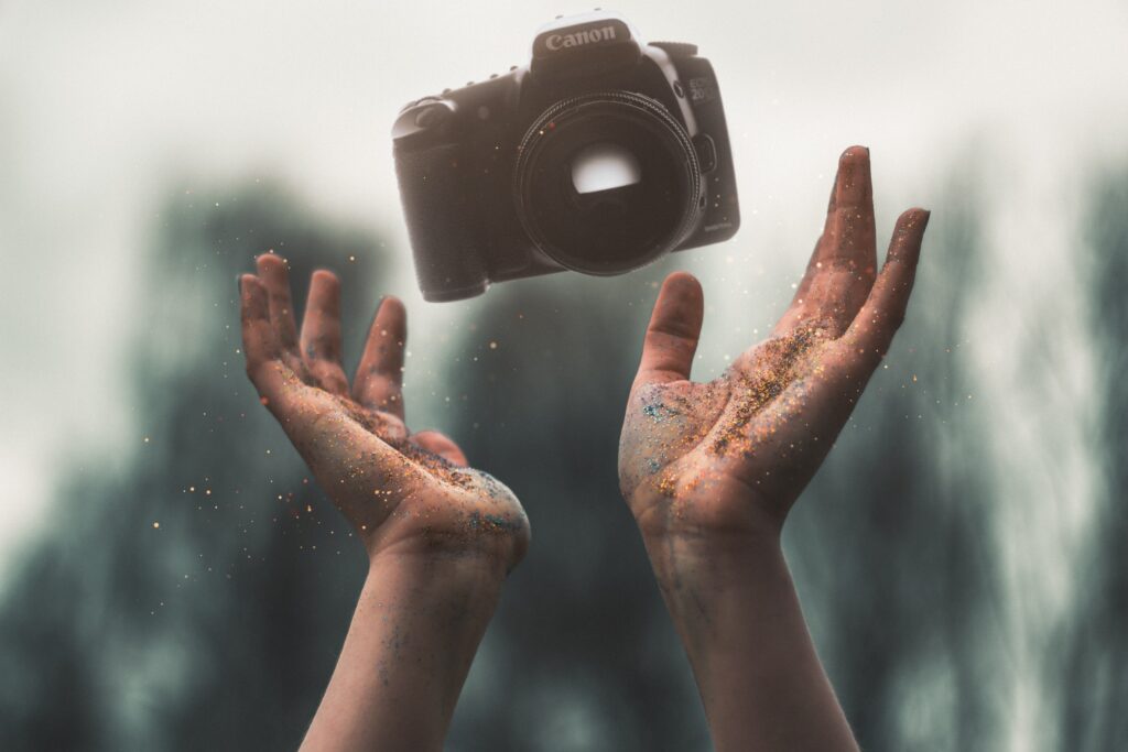 Magical Levitation: Ethereal Camera Wallpaper Background 5184x3456