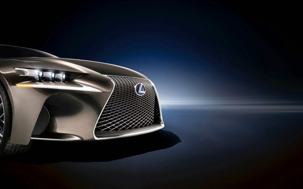 Lexus Front Bumper Wallpaper: Luxury & Sporty Elegance in Motion
