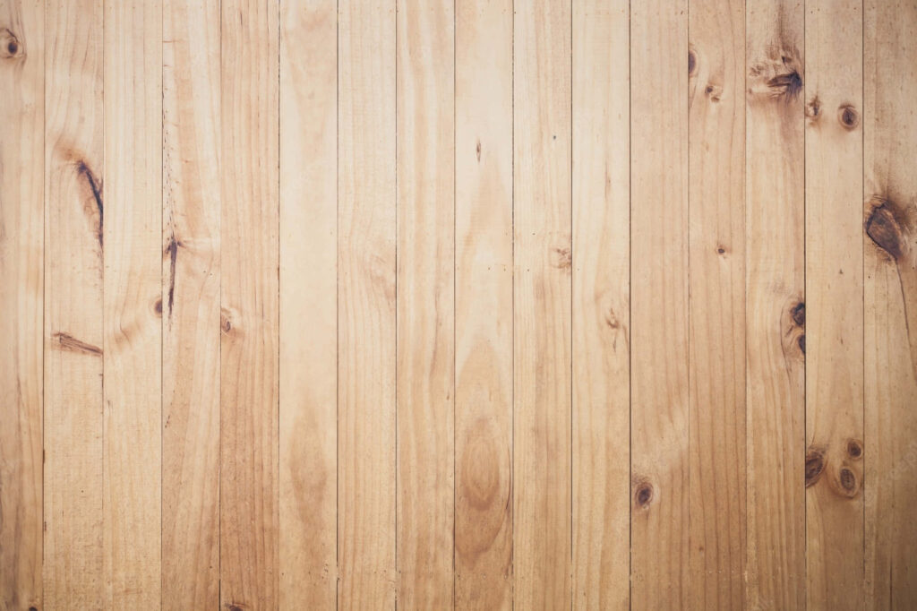 Rustic Light Brown Plank Wood Background with Natural Texture Wallpaper