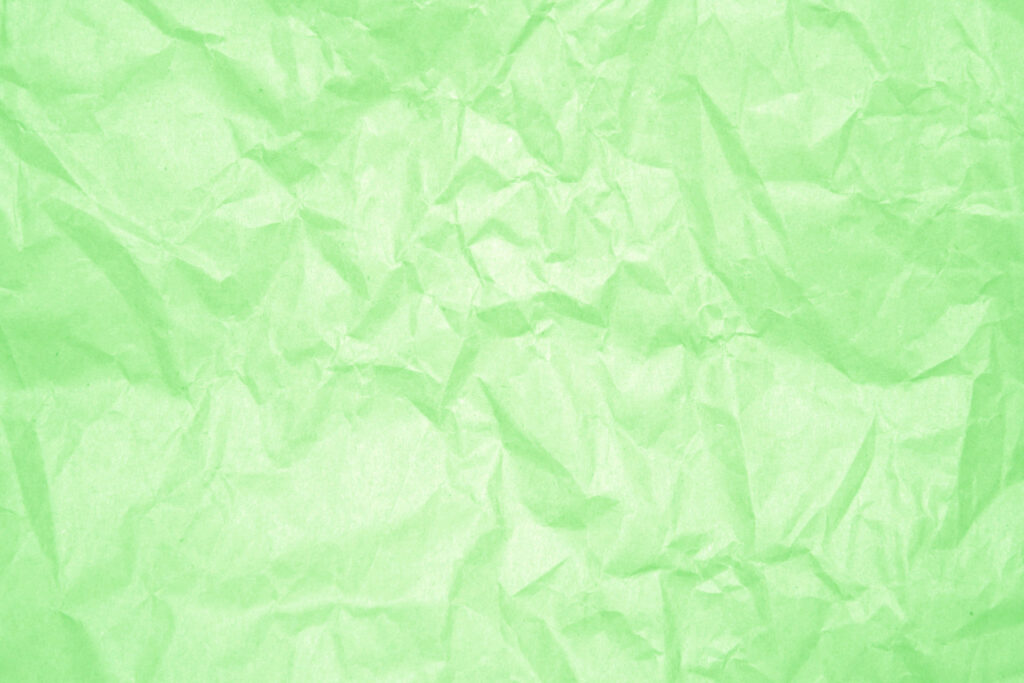 Light Green Crumpled Paper Wallpaper Background - Simple & Creative Design