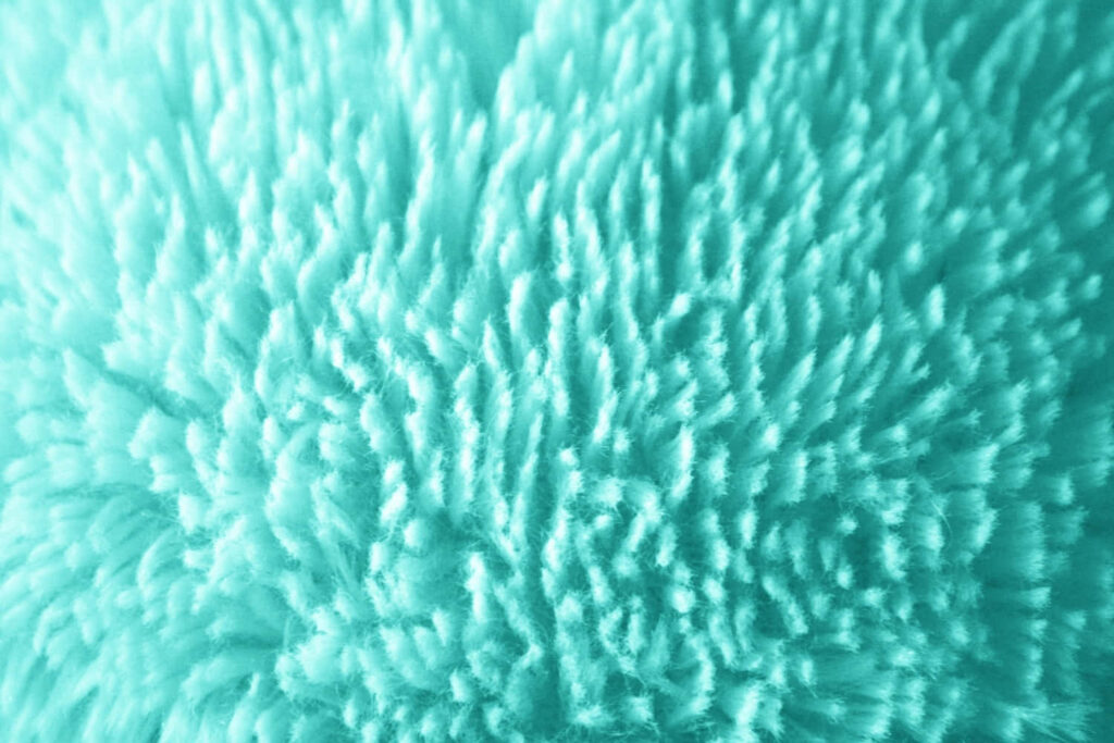 Cozy Light Green Fluffy Fabric Texture Wallpaper Background