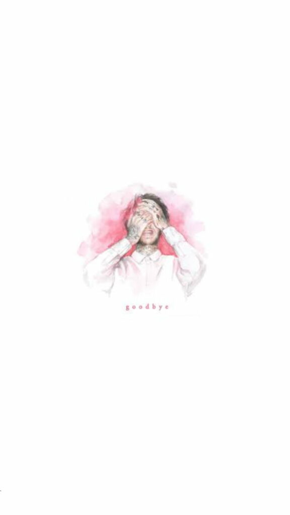 Ethereal Lil Peep: A Striking HD Phone Wallpaper for Background Bliss