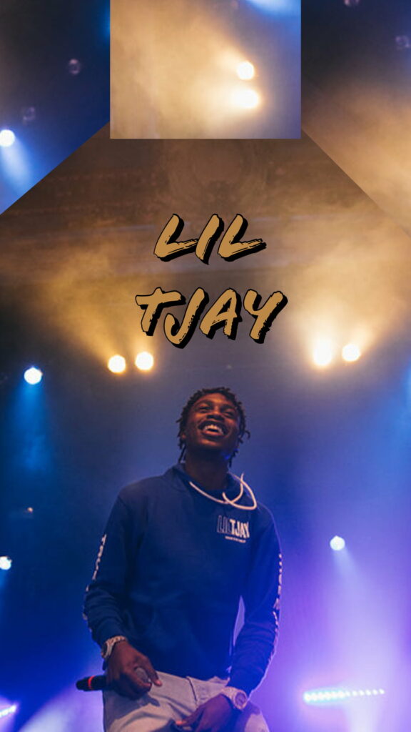 Lil Tjay: Enigmatic Rapper Dazzles in High-Definition Phone Wallpaper Background