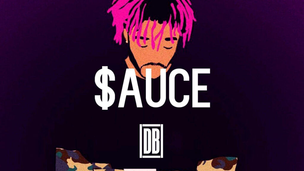 Pink Dreadlocked Lil Uzi Vert: Vibrant Desktop Decor showcasing American Rapper's Sauce Music Wallpaper