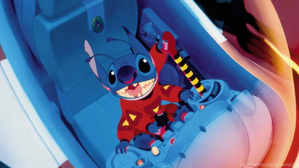 Cuteness Overload: Explore the Top Lilo and Stitch HD Background with Adorable Stitch Wallpaper