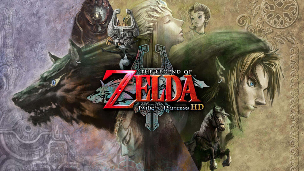 Braving the Shadows: Link's Battle Against Darkness in Twilight Princess Wallpaper