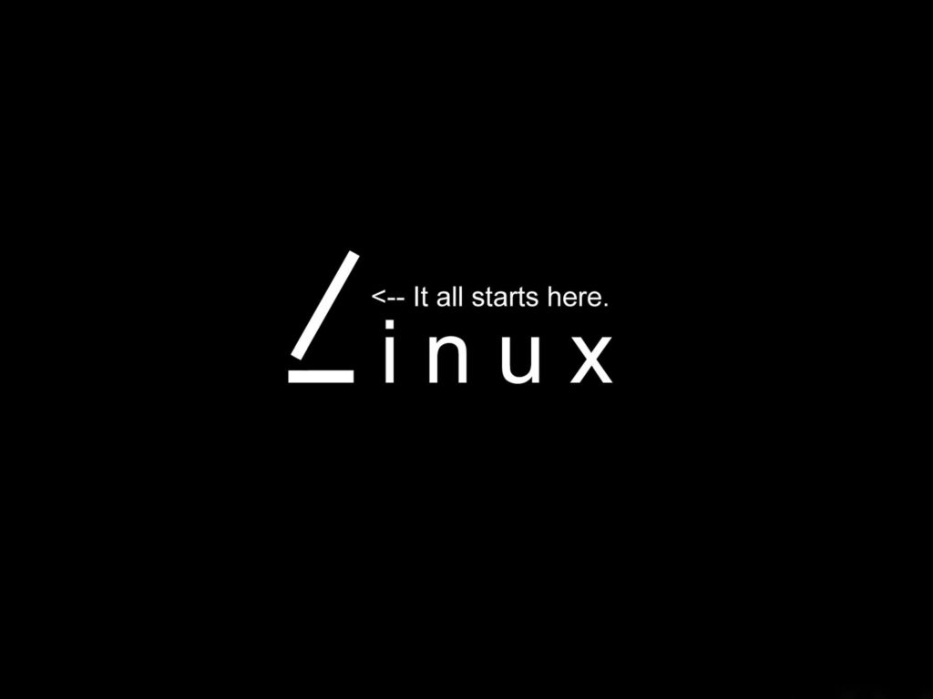 Linux Inspiration: Embracing the Power within the Slash Wallpaper