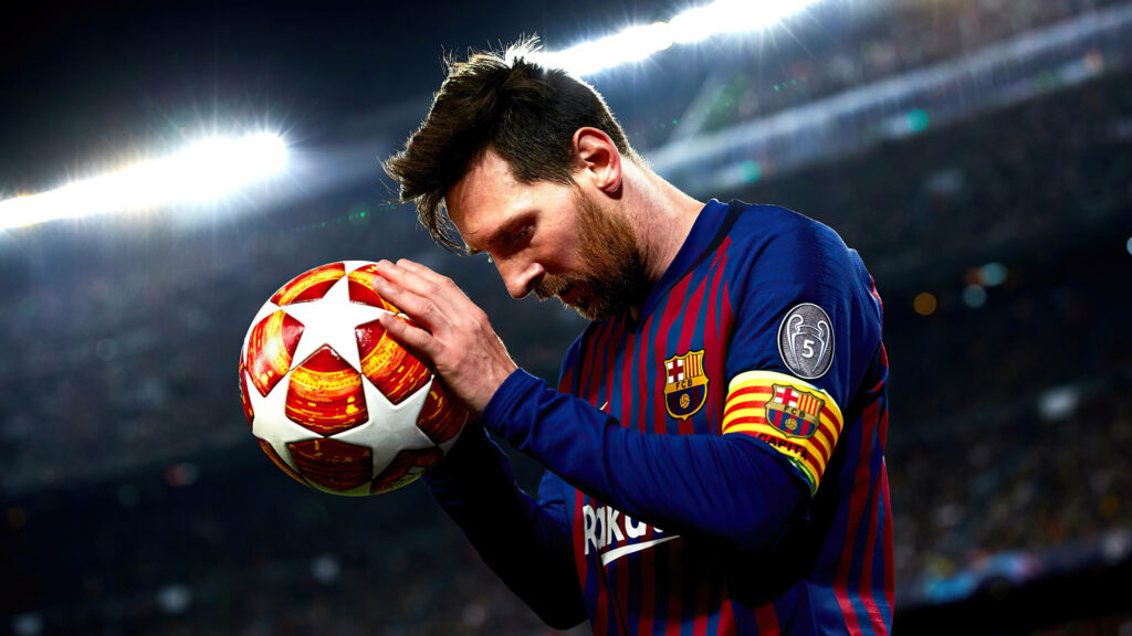 Lionel Messi: A Captivating Moment in 4K Ultra HD Wallpaper
