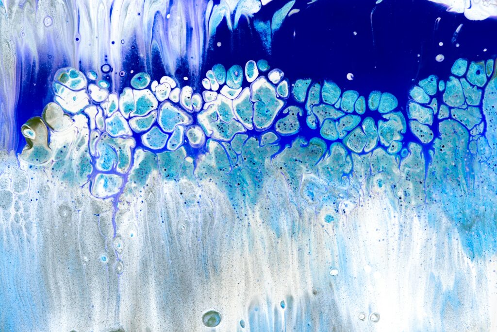 Dynamic Blue Liquid Abstract Wallpaper - 4100x2733 Background