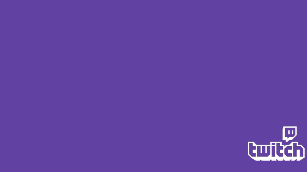 Sleek Twitch Background: Vibrant Logo with Name in Lower Right Corner - 1080p HD Wallpaper