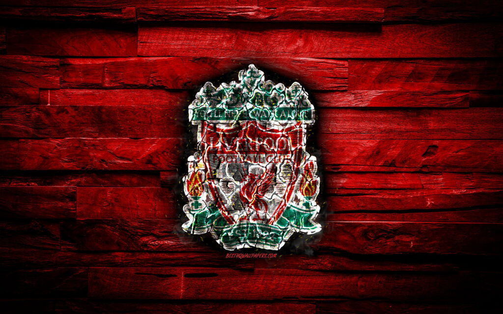 Dynamic Liverpool FC: HD Wallpaper of the Iconic Soccer Logo
