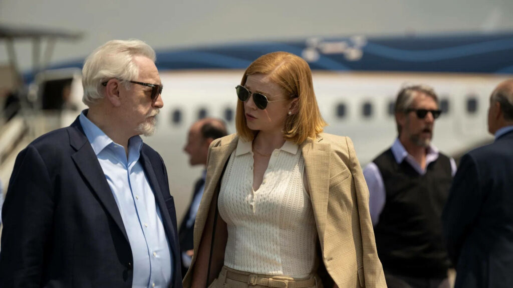 Logan & Shiv on Runway: Tense Moment from Succession - Wallpaper