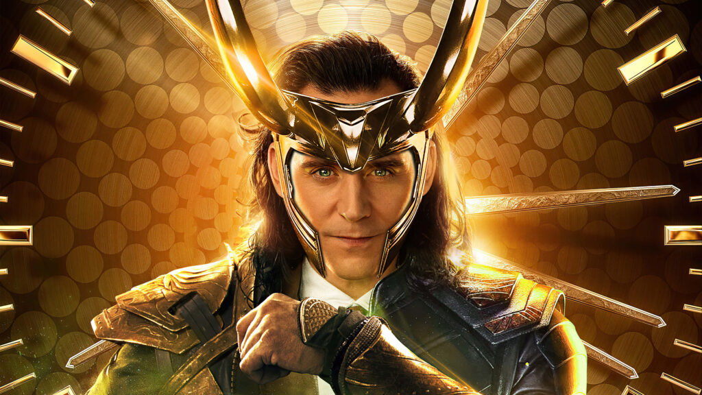 Tom Hiddleston's Mischievous Marvel Icon - A Captivating Loki Portrait Wallpaper