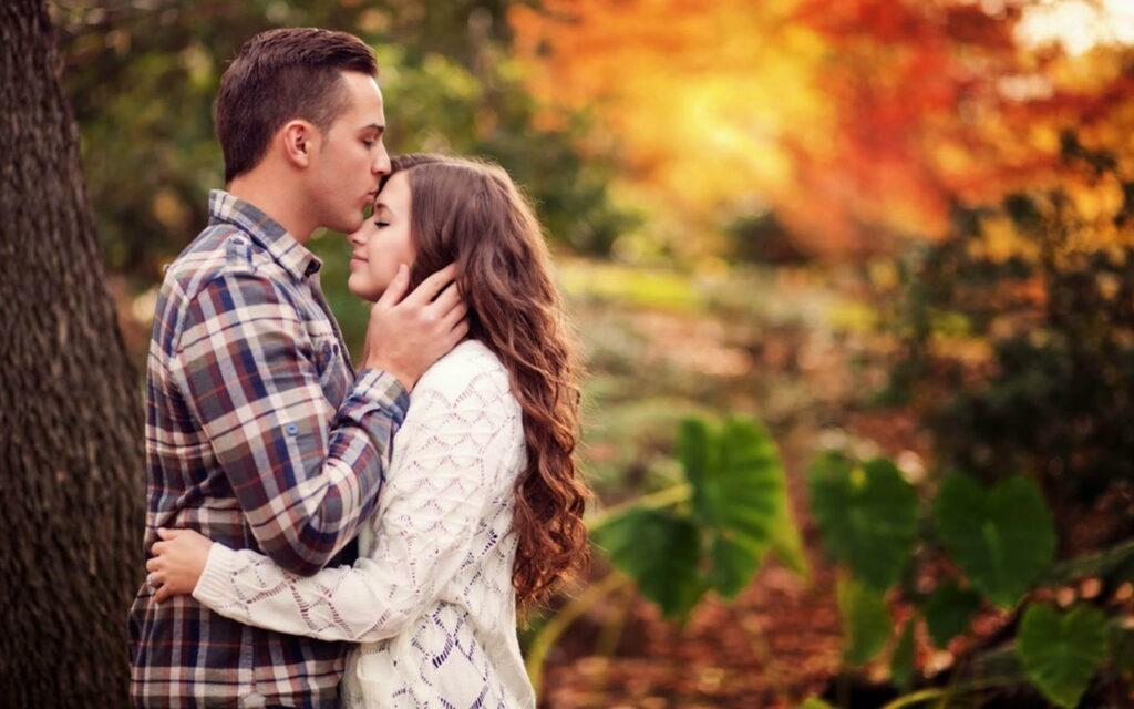 Eternal Love: A Captivating Embrace of Romance - HD Wallpaper