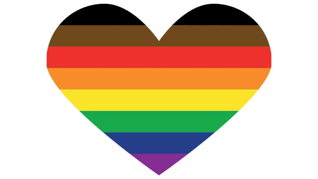 LGBT Pride Shines Through a Heartwarming Flag Wallpaper: A Captivating Background Image