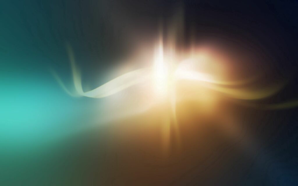 Luminous Abstract Wallpaper with Central Light Cluster - 1920x1200