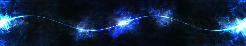 Luminous Blue Electric Lines on Dark Abstract Background Wallpaper