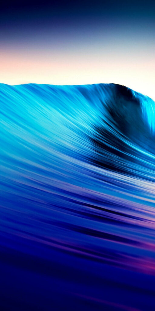 Luminous Blue Wave: A Mesmerizing Wallpaper for Your Samsung Galaxy J7