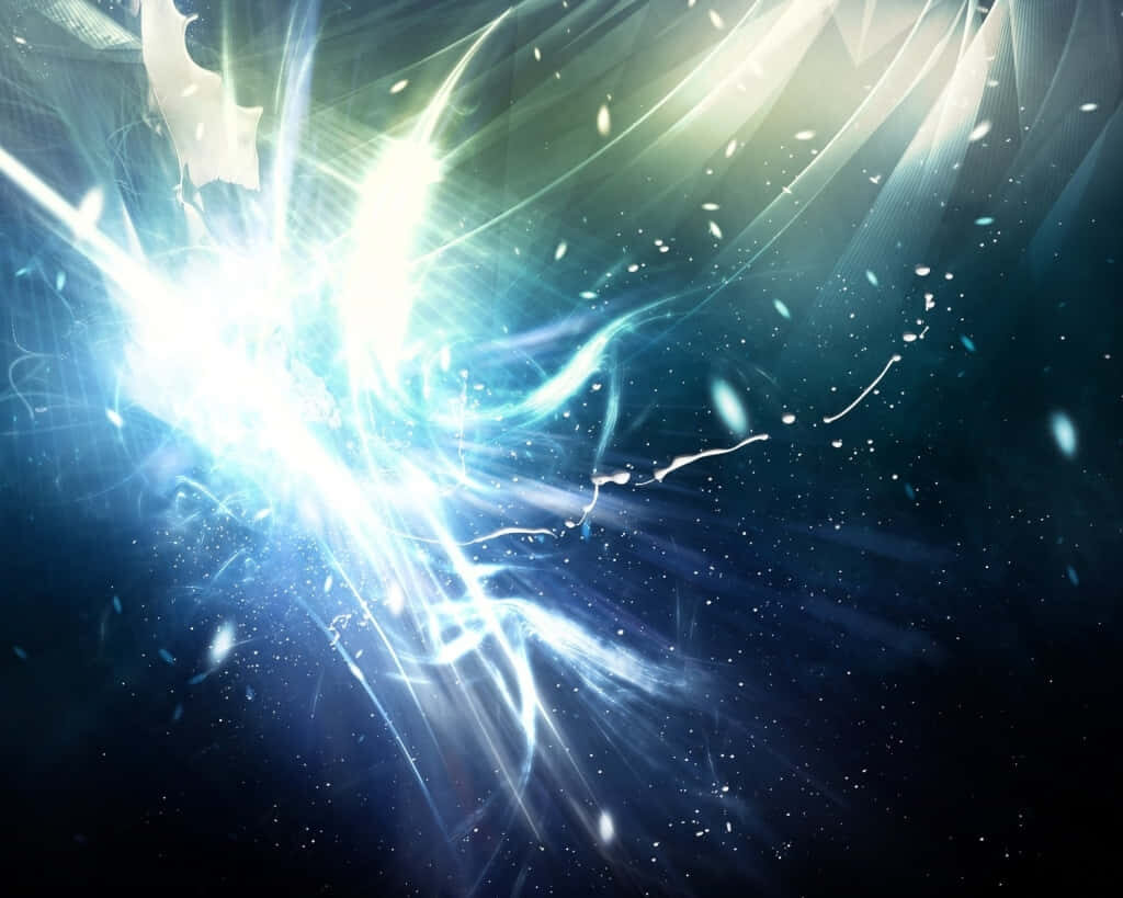 Cosmic Explosion Wallpaper: Luminous Energy & Vibrant Optical Art