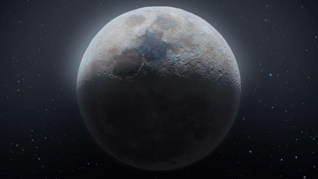 Luminous Lunar Glow: Captivating Moonlight 4k Background Photo Wallpaper