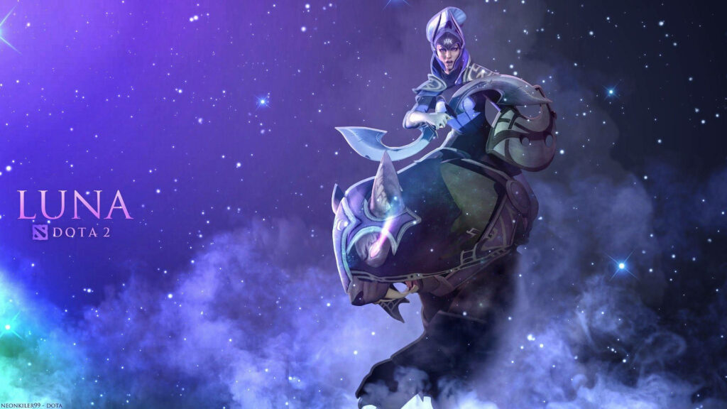 Moonlit Majesty: Luna, The Radiant Ruler Wallpaper