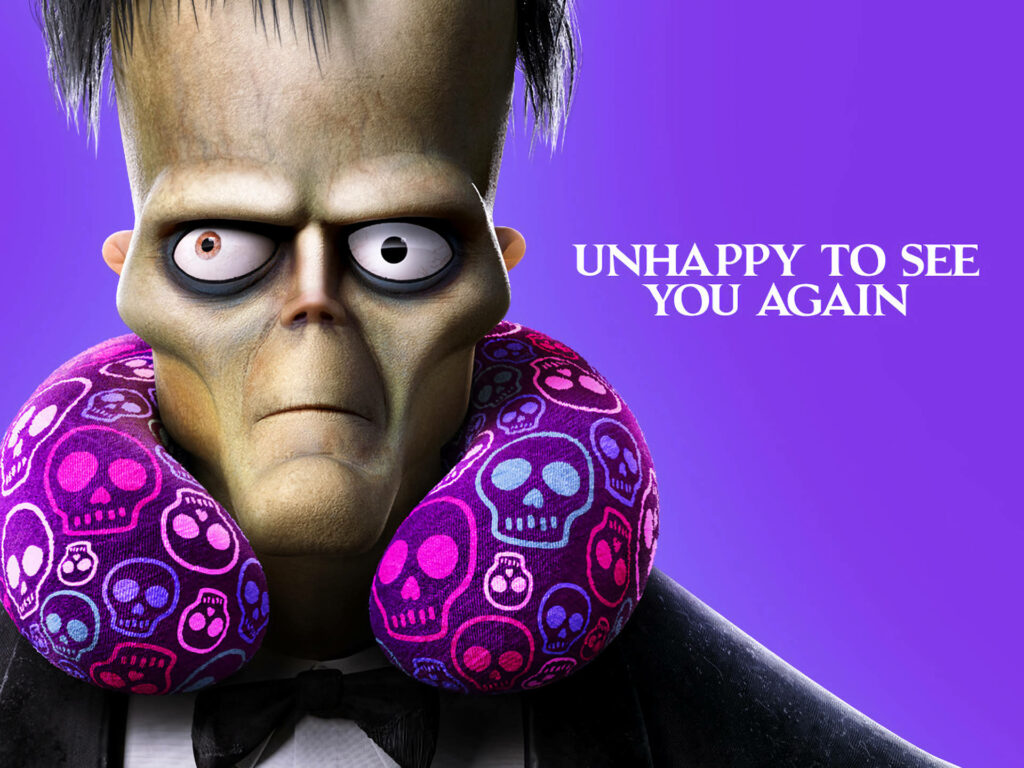 Lurch from The Addams Family 2: Humorous Wallpaper with Purple Background