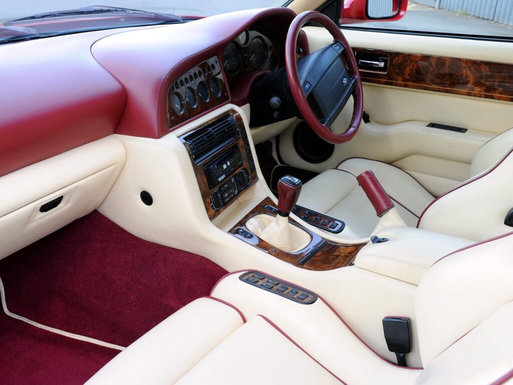 Elegant 1993 Aston Martin V8 Vantage Interior Wallpaper - Luxury Design