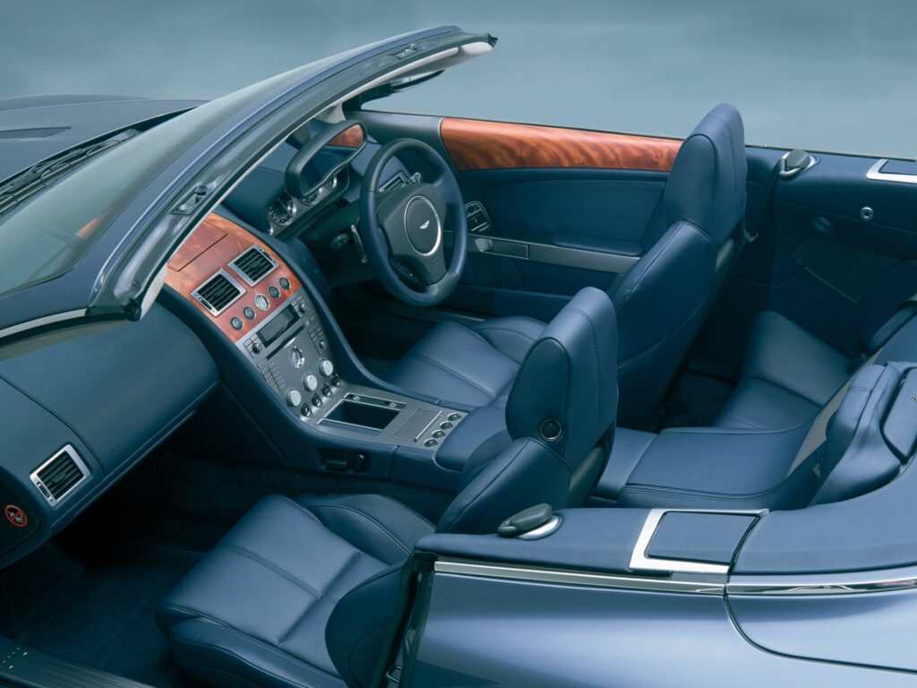 Luxurious 2004 Aston Martin DB9 Interior: Elegance & Comfort Wallpaper