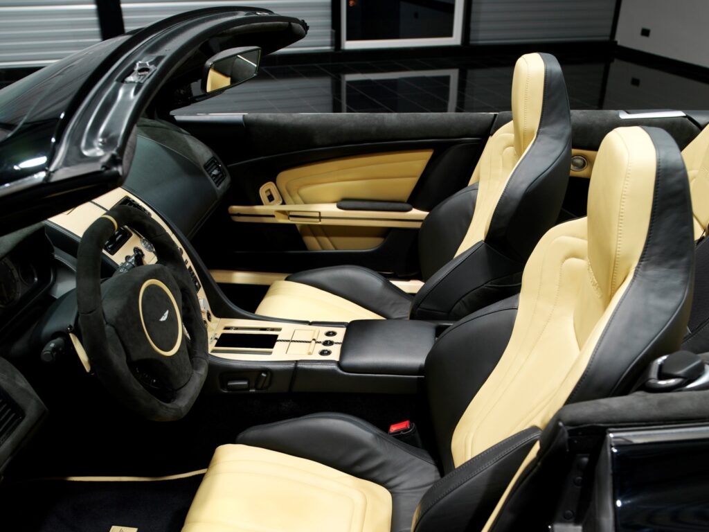 Elegant 2008 Aston Martin DB9 Interior Wallpaper by Mansory
