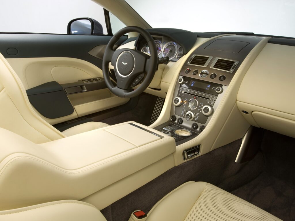 Luxurious 2009 Aston Martin Rapide Interior: Elegant Design & Craftsmanship Wallpaper