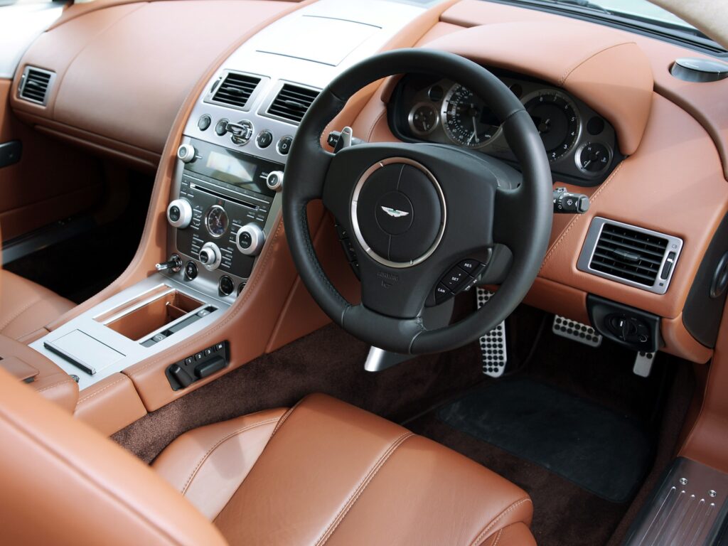 Luxurious 2010 Aston Martin DB9 Interior Wallpaper Design